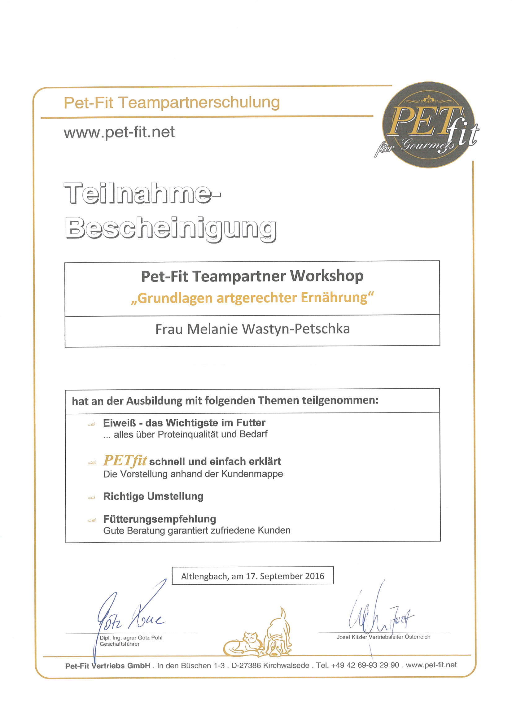 pet fit berater pet fit berater